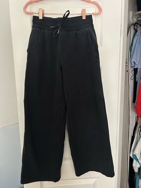 lululemon athletica Black Wide-Leg Track Pants